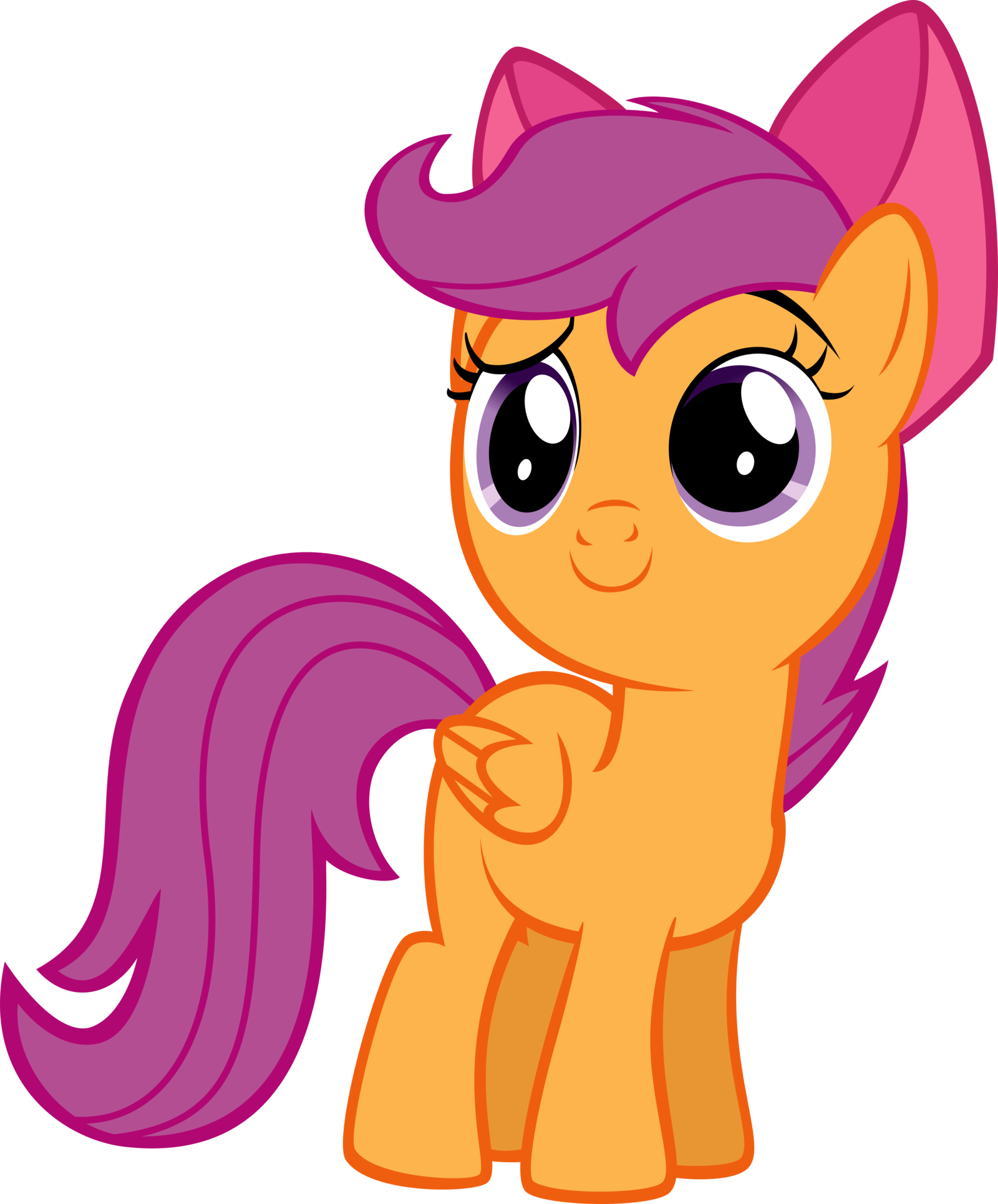Scootabloom By Jailboticus Vector - Pony Friendship Is Magic Scootaloo (1600x1931)