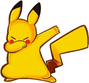 Pikachu Pokemon Dabb Dab Pikachuu Swagger - Pikachu Dab Png (420x460)