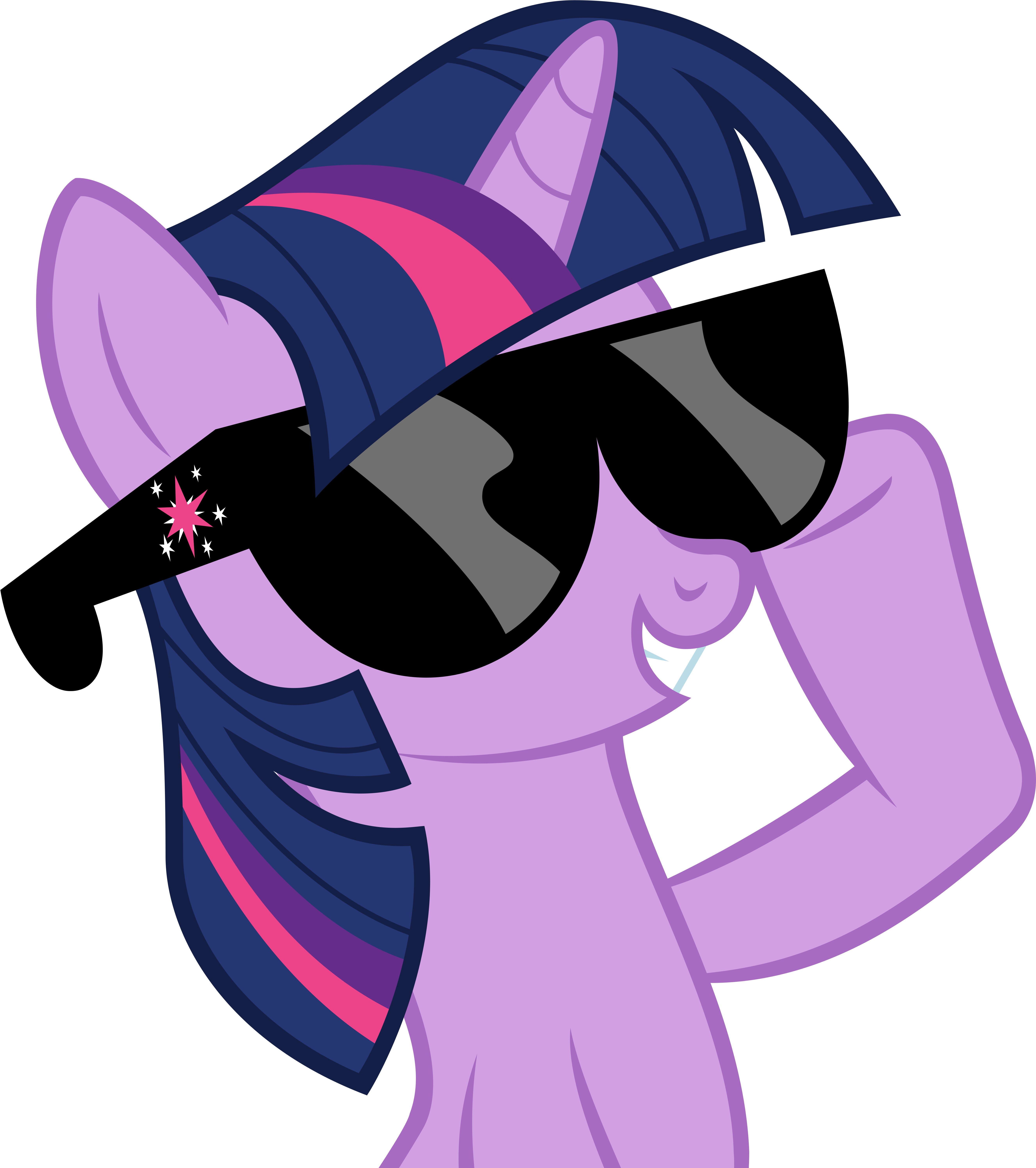 Twilight Sparkle Swagger By Arcanolula - Rainbow Dash Glasses (6000x6000)