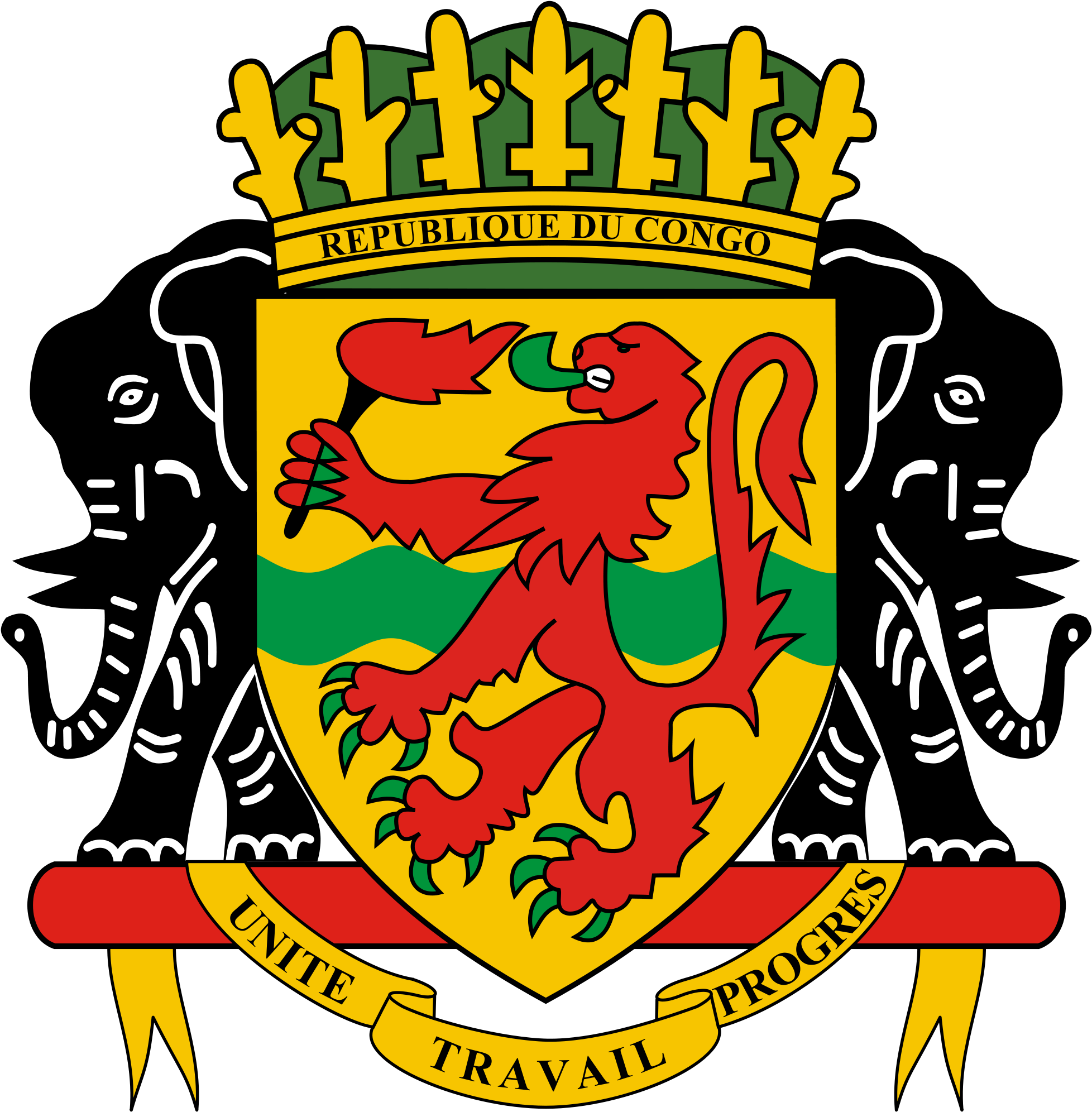 Kongo Herb - Republic Of Congo Government (2000x2036)