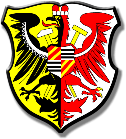 Herb Złotego Stoku - Złoty Stok Herb (451x500)