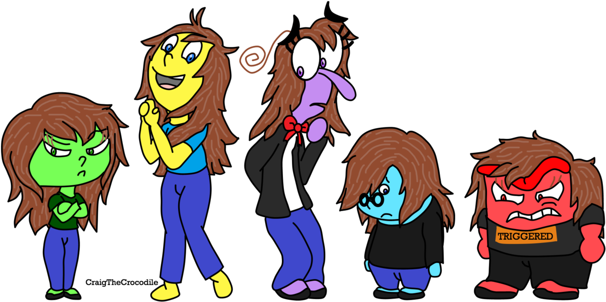 Kira's Emotions By Craigthecrocodile - Cartoon (1232x648)