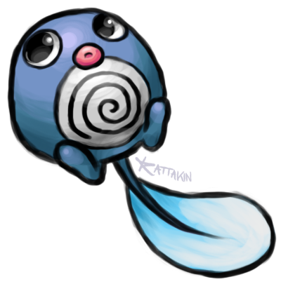 Poliwag Evolution Download - Kawaii Poliwag (400x405)