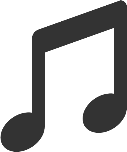 Music Icons Black And White - Music Note Png (512x512)