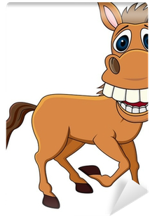 Fotomural Caballo Sonriente De Dibujos Animados • Pixers® - Unicorn Your Aunt My Aunt (400x400)