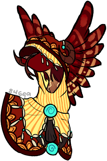 I'm Thinking That A Colored Headshot/ Bust Or Chibi - Cartoon (389x568)