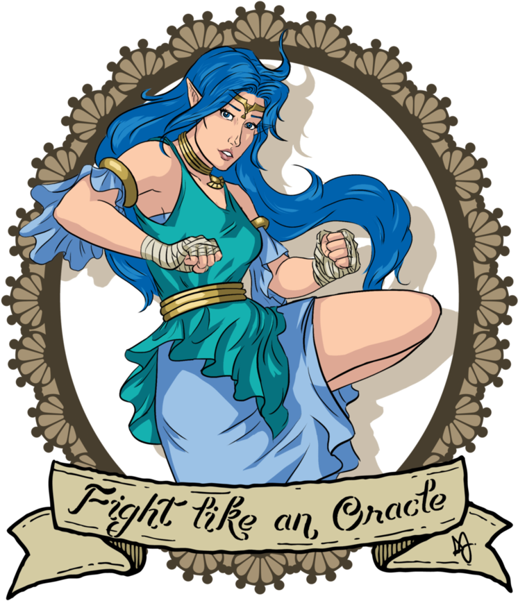 Fight Like An Oracle By Danonx - Art (825x968)
