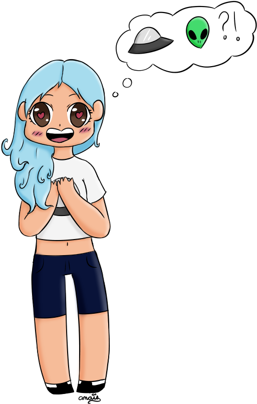 Janice ~ Did You Say Aliens By Phoenixremixed - Cartoon (550x850)