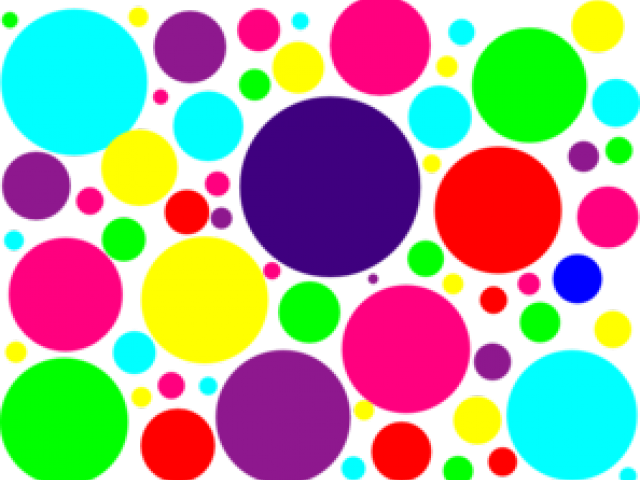 Polka Dot Border Free Download Clip Art Carwad Net - Multi Colored Polka Dots (640x480)