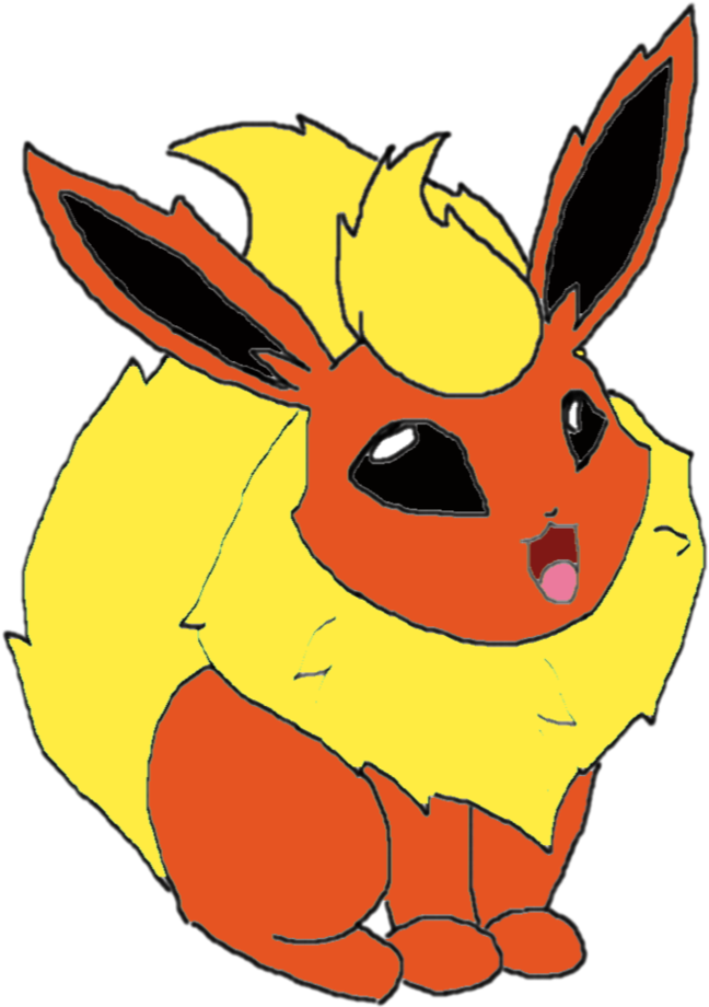 Flareon Png - Flareon Png (859x929)