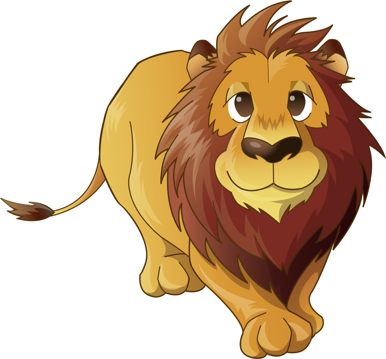 Mammal Clipart Leon - Gifs Animados De Leones (1415x1261)