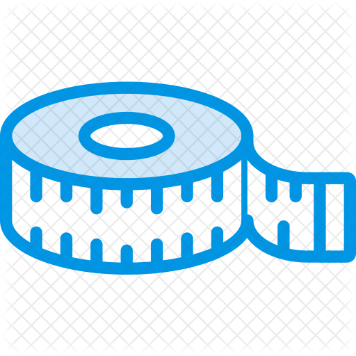 Tape Icon - Desenho De Fita Metrica Para Colorir (512x512)