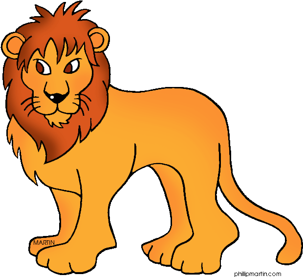 Mammal Clipart Big Animal - Clever Rabbit And The Foolish Lion (648x588)