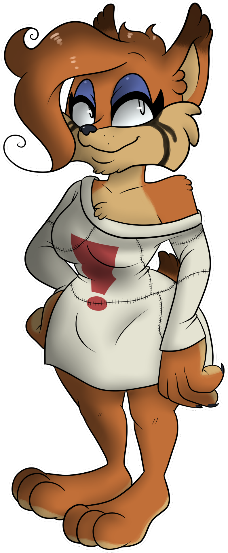 Mammal Clipart Modern - Cartoon (792x1920)