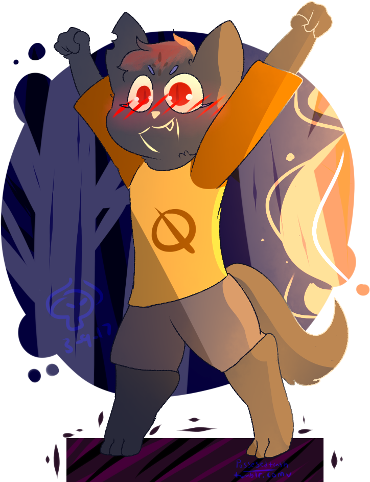 I'm A Total Trash Mammal By Possesedskully - Nitw I M A Total Trash Mammal (800x1000)