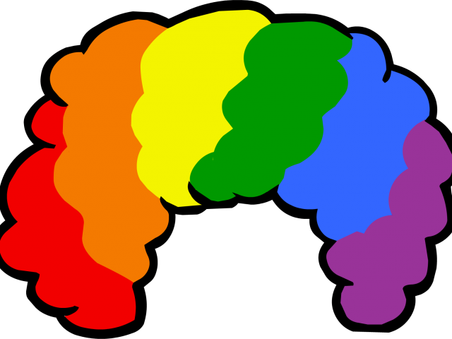 Hair Clipart Wig - Carnival Photo Booth Props Printable (640x480)