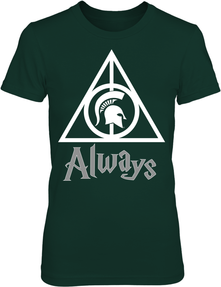 Michigan State Spartans - Always Harry Potter White (1000x1000)