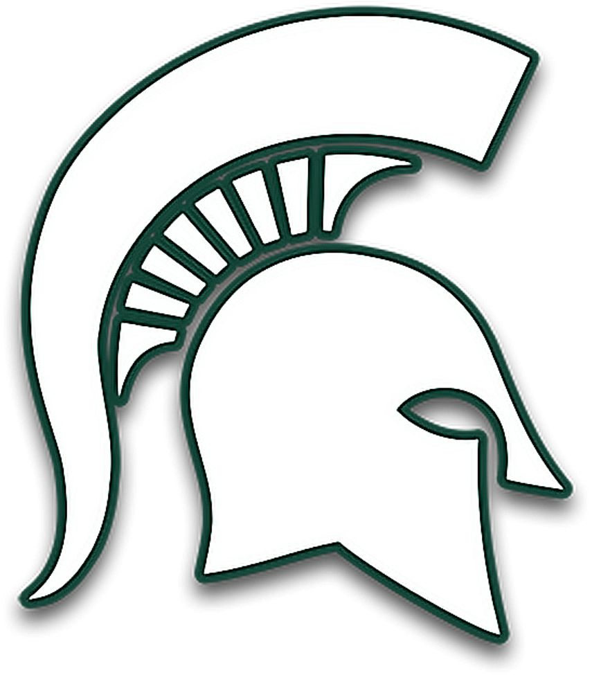 Michigan State University Michigan State Spartans Men - Michigan State Basketball Logo (1024x1024)