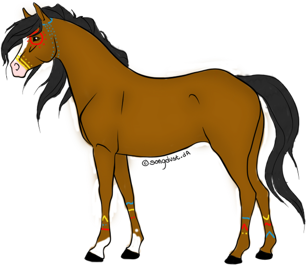 Indian Horse By Sachaaa - Indian Horse Png (754x713)
