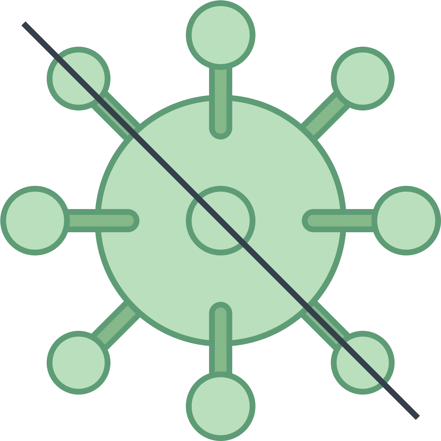 Libre De Virus Icon - Royalty-free (1600x1600)