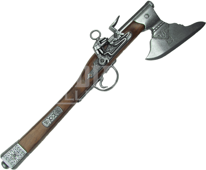 German Axe-pistol - Axe Pistol - German 17th Century Non-firing Replica (705x705)