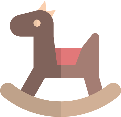 Rocking Horse Free Icon - Toy (512x512)