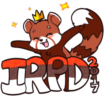 “not Too Late To Post About International Red Panda - Cartoon (500x359)