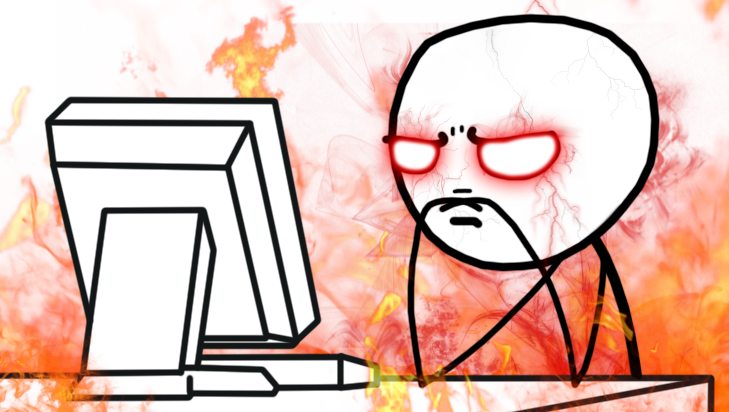 It's Far Too Late, Silverpikachu My Full Power Is Already - Rage Comics Computer Guy (729x412)