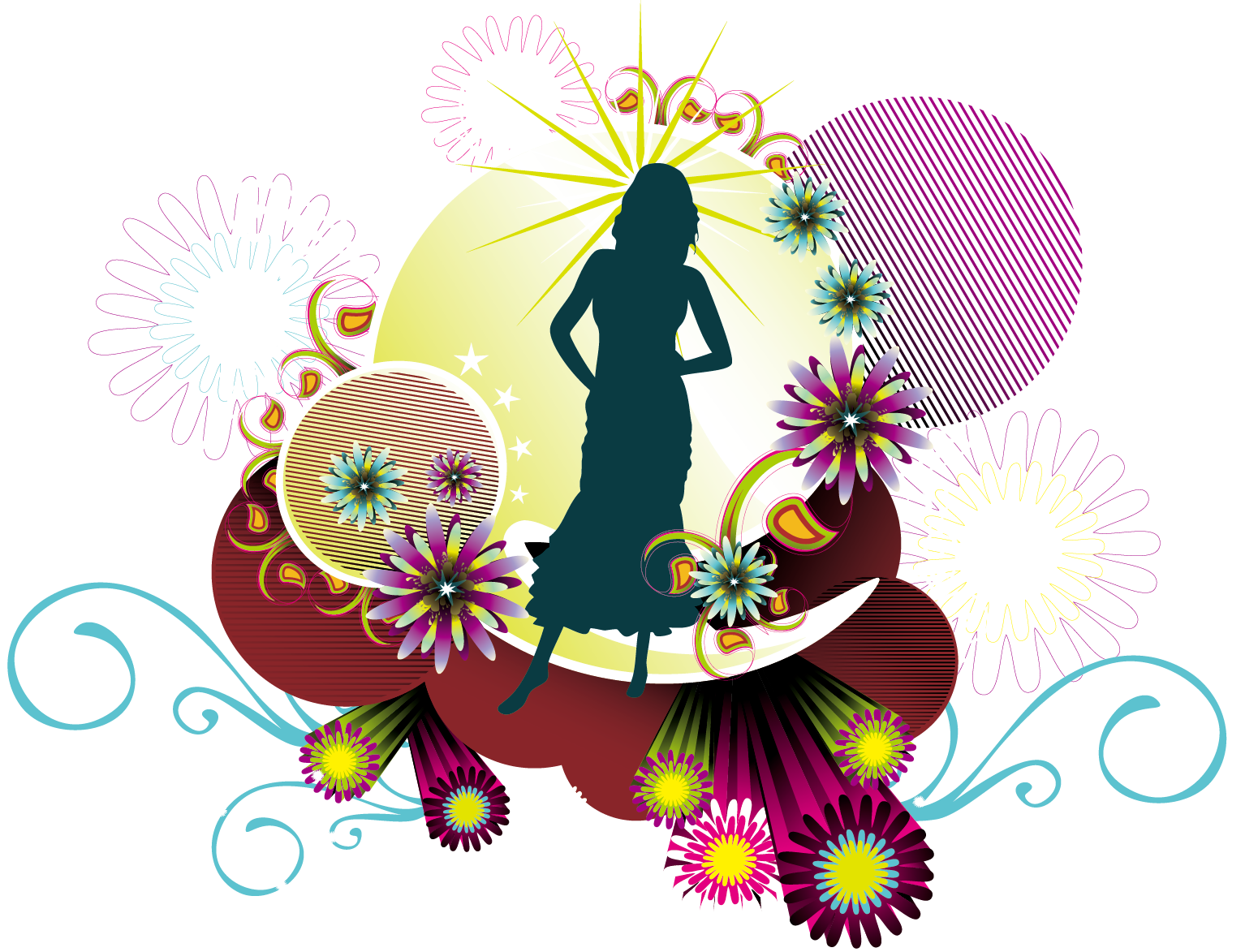 High-definition Television 4k Resolution Psychedelic - Women's Day Images Download (1550x1173)