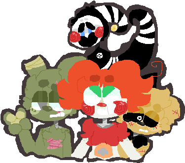 Happy Late B-day To Us By Lilmissdg - Cartoon (398x359)