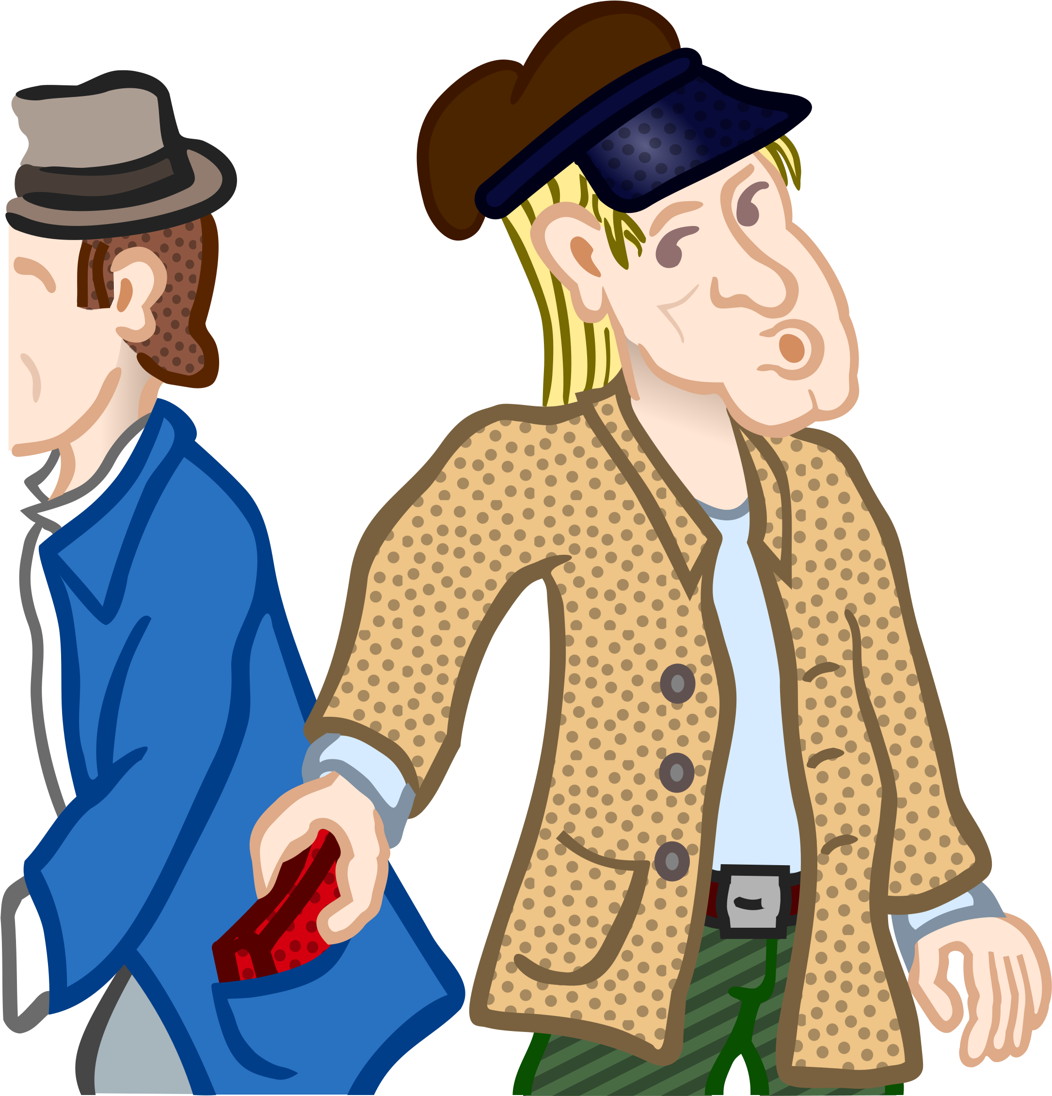 Coloured - Pickpocket Clipart Png (2400x2413)
