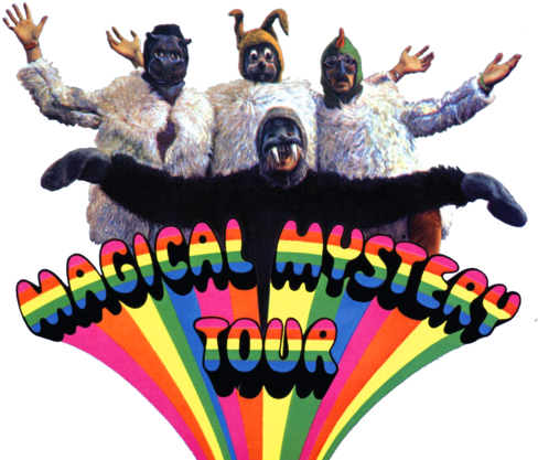 Magical Mystery Tour, The Beatles, And Psychedelic - Magical Mystery Tour Album Cover (500x436)