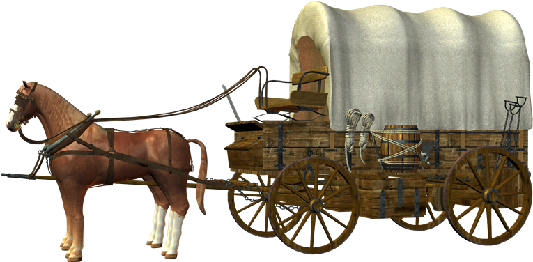 Horse-drawn Vehicle Carriage Cart Wagon - Carruaje Con Caballo Gif (800x600)