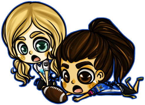 @ninadobrev @candiceaccola Kickin' Butt Playing Flag - Stickers The Vampire Diaries (500x363)