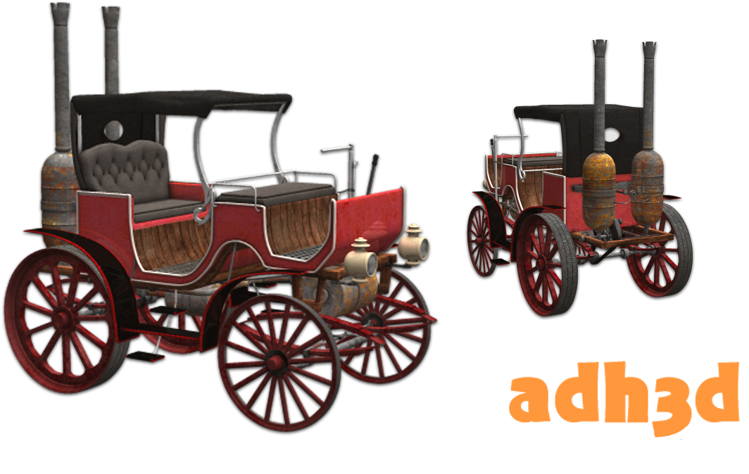 Steampunk Carriage - Extended License - Steampunk Carriage (1100x732)
