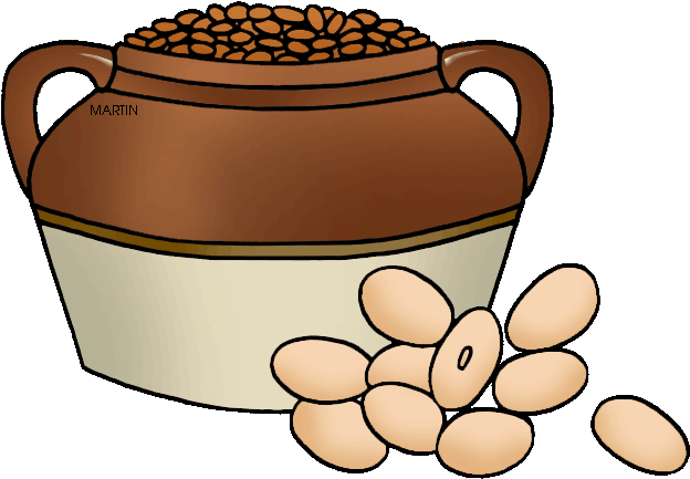 Vegetables Clip Art By Phillip Martin Navy Beans Rh - Free Clipart Baked Beans (648x458)