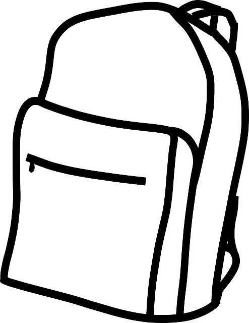 Back Pack Black And White (494x640)