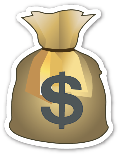 Money Bag Picture - Emojis De Whatsapp De Dinero (407x528)