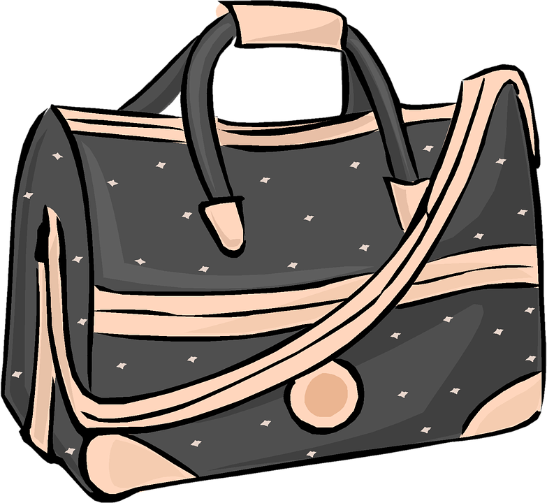 Book Bag Clipart 20, - Cartoon Luggage Bags (783x720)