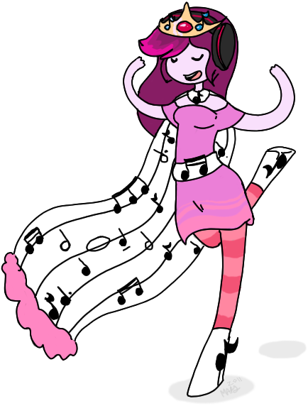 Song Princess By Xbadgerclaw On Deviantart - Adventure Time Music Princess (450x600)