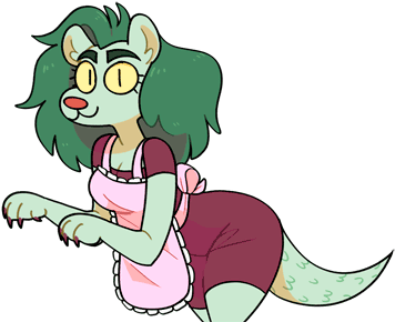 A Silly Collab I Did With Cutespooks From Da - Cartoon (400x333)