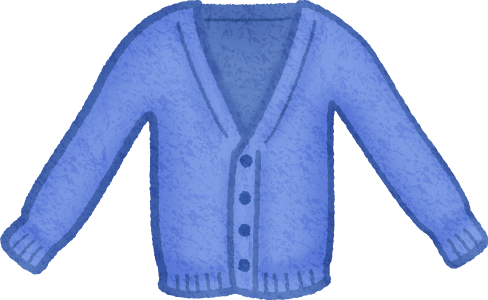 Blue Cardigan - Blue (488x300)