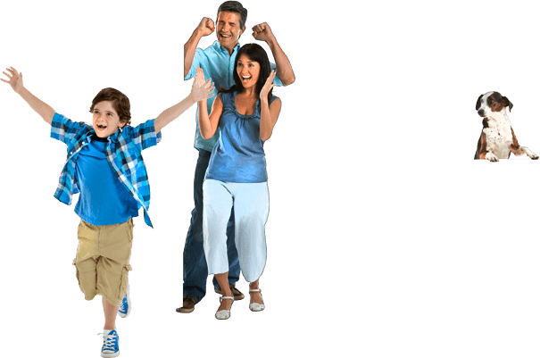 People In Home Png (605x401)