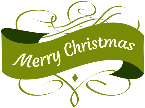 Wavy Ribbon Christmas Badge - Graphic Design (512x512)