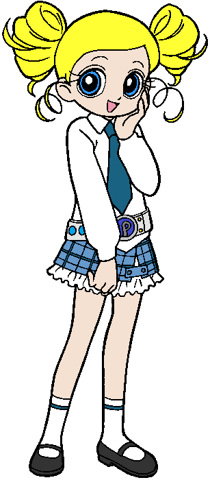 Bubbles - Powerpuff Girls Z Bubbles (307x700)