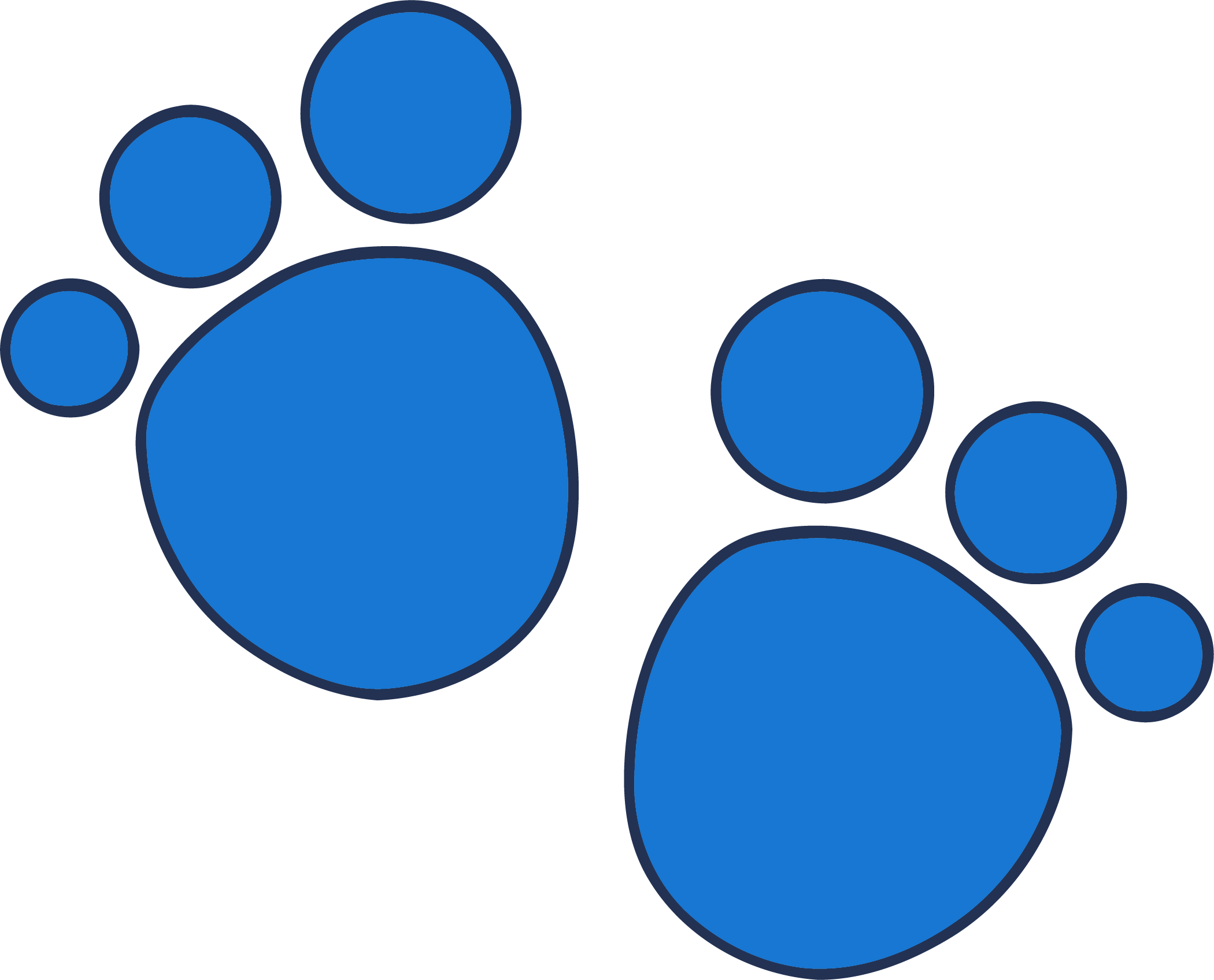 Bubbles Clipart Blues Clue - Blues Clues Paw Print (2100x1696)