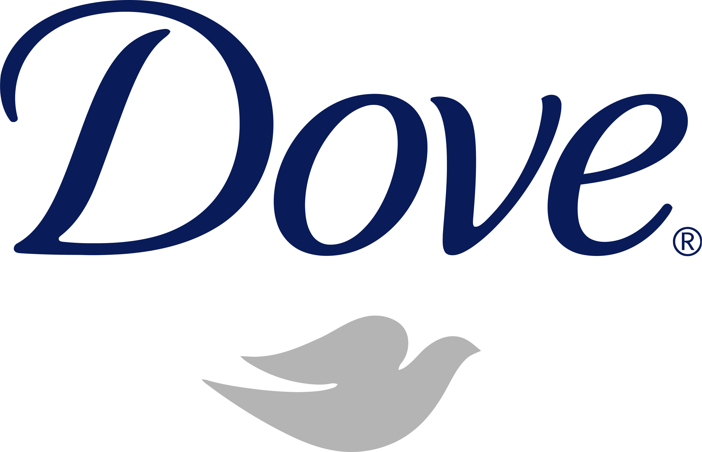 Dove Logo Png Transparent Svg Vector Freebie Supply - Dove Go Fresh Burst Beauty Bar With Nectarine And White (2400x1547)