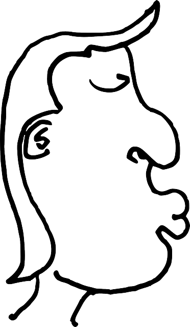 Black Kissing, Closed Eyes, Head, Man, Profile, White, - Beso De Hombre Png (372x640)