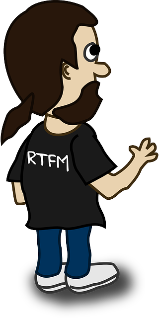 Comic Back, Man, Character, Stand, Away, Looking, Comic - Cartoon Guy With Ponytail (320x640)