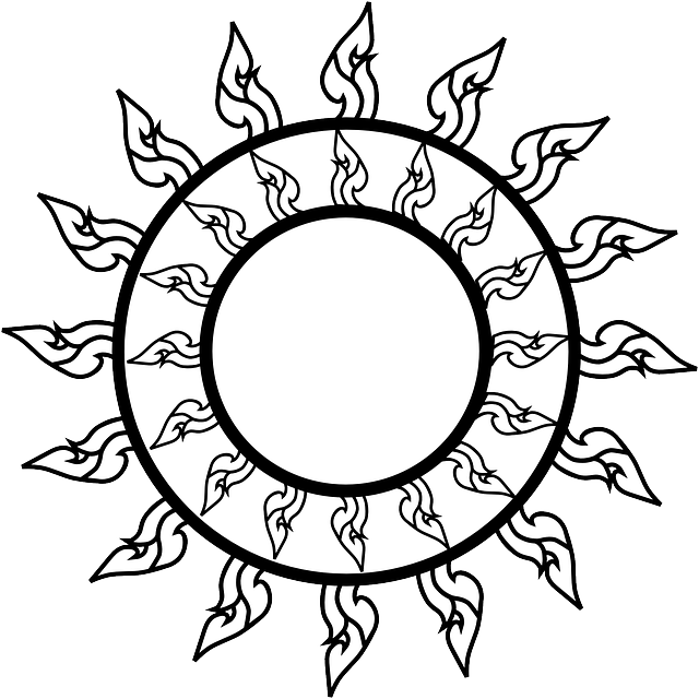 Star, Thai, Art, Thailand, Flower - Thai Art Png (640x640)